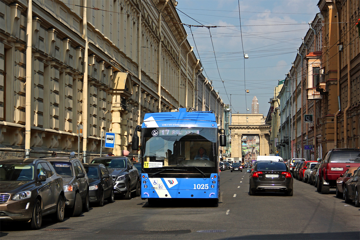 Санкт-Петербург, Тролза-5265.08 «Мегаполис» № 1025