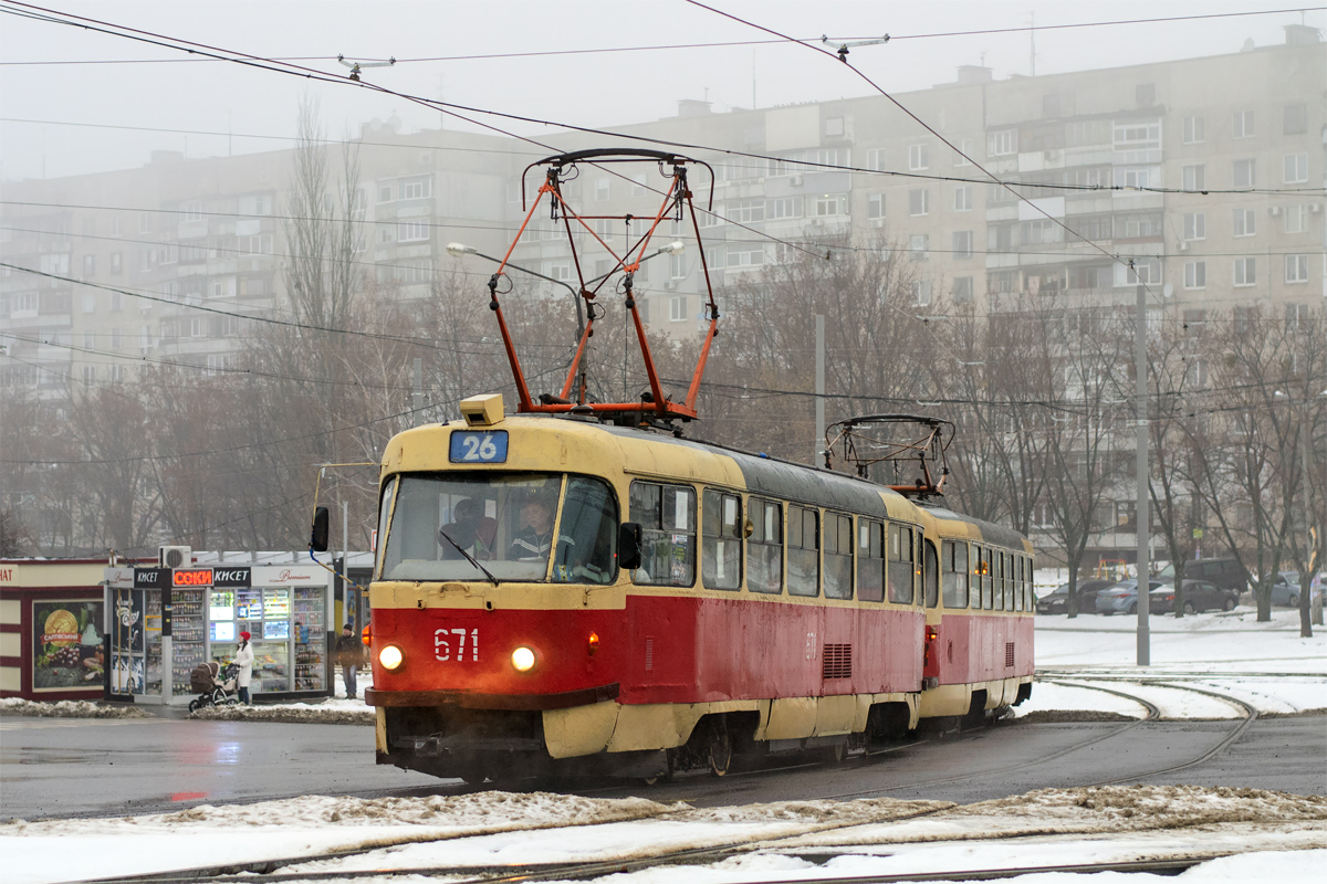 Харков, Tatra T3SU № 671 Харков, Tatra T3SU № 671