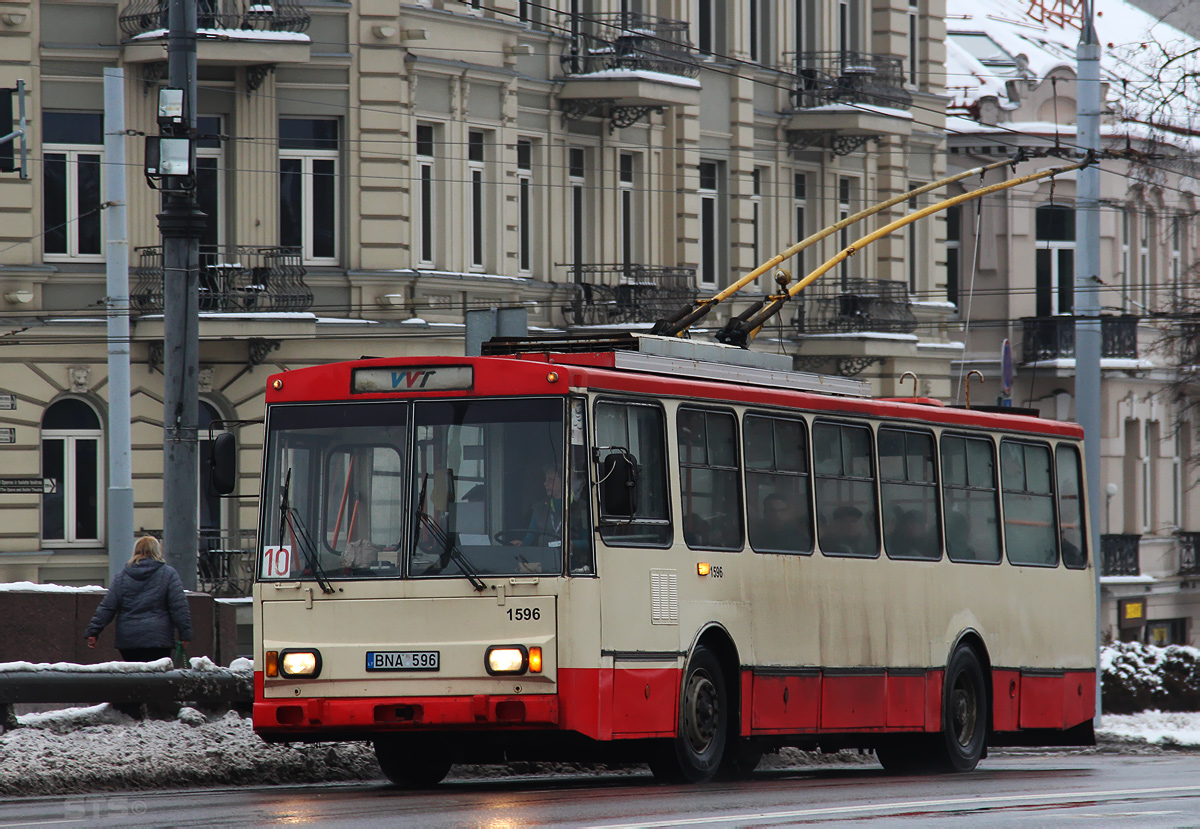 Vilnius, Škoda 14Tr13/6 č. 1596 Vilnius, Škoda 14Tr13/6 č. 1596