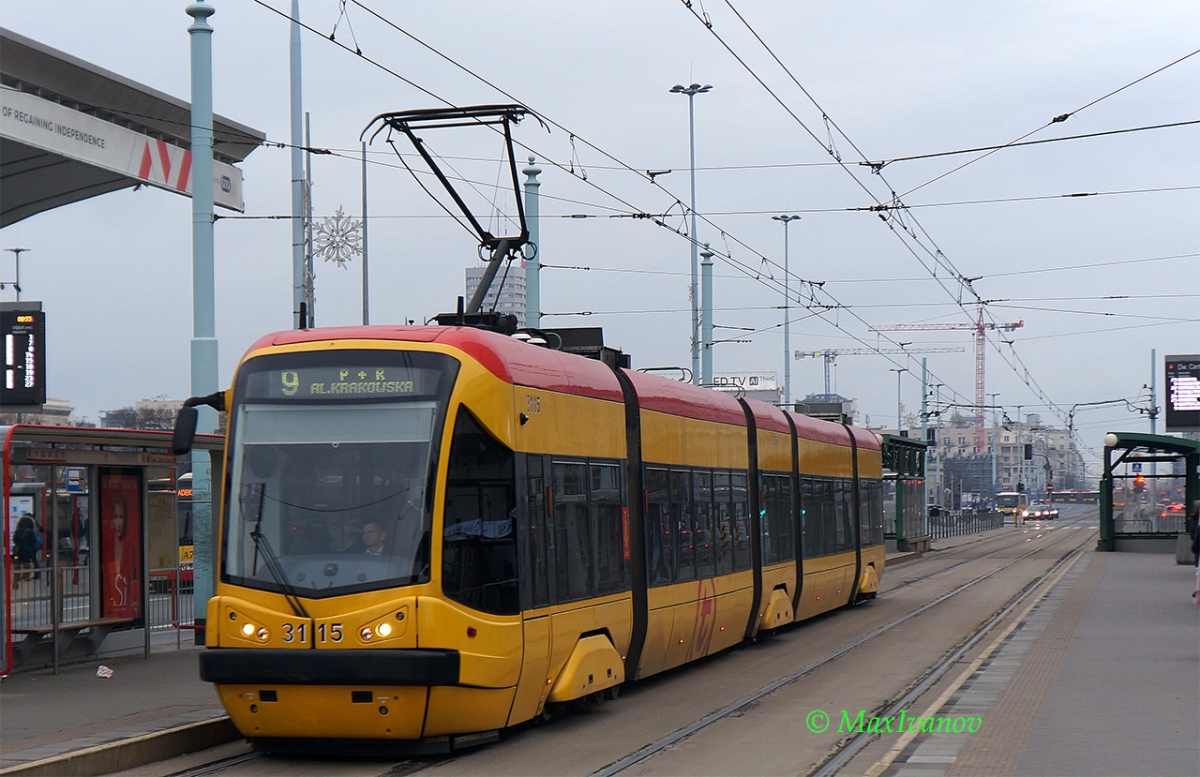 Варшава, PESA Tramicus 120N № 3115