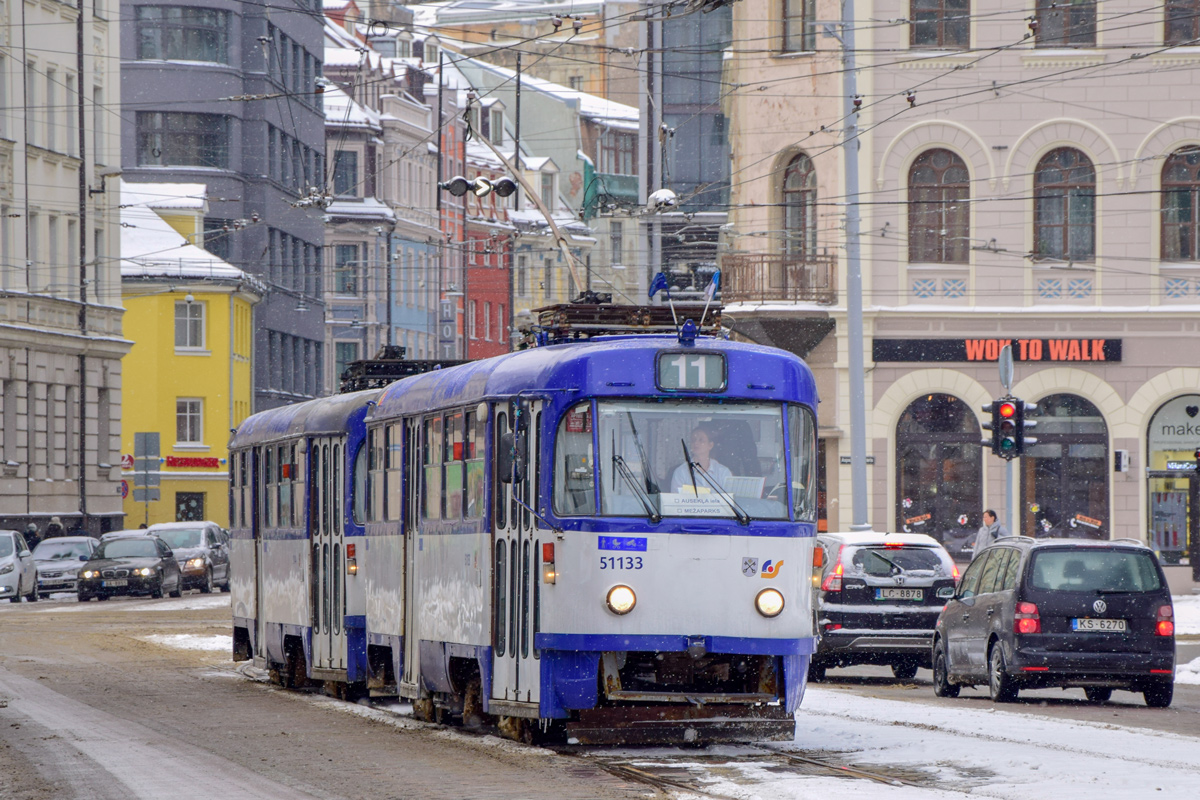 Рига, Tatra T3A № 51133