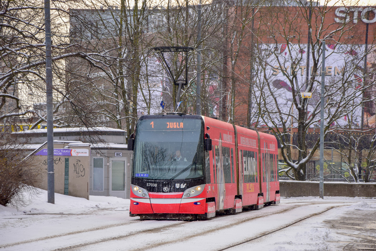 Рига, Škoda 15T ForCity Alfa Riga № 57038