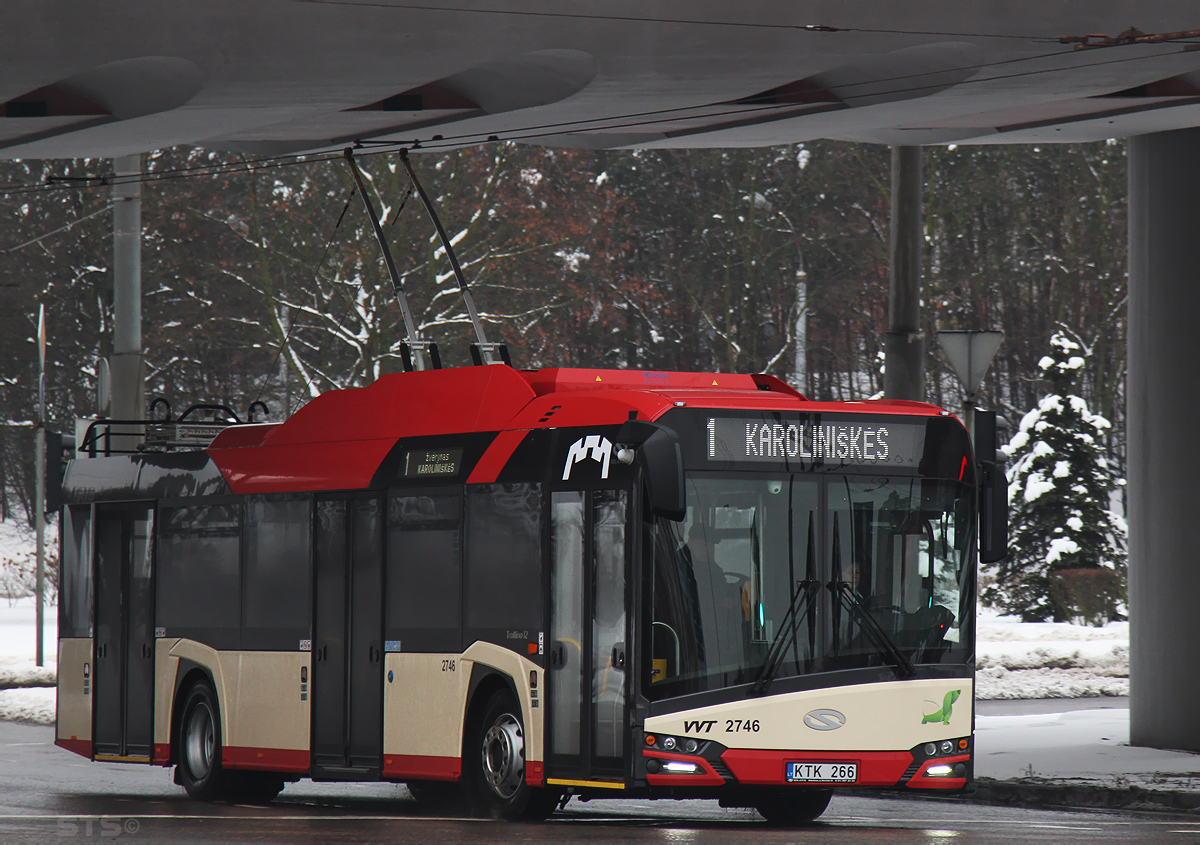 Вильнюс, Solaris Trollino IV 12 Škoda № 2746