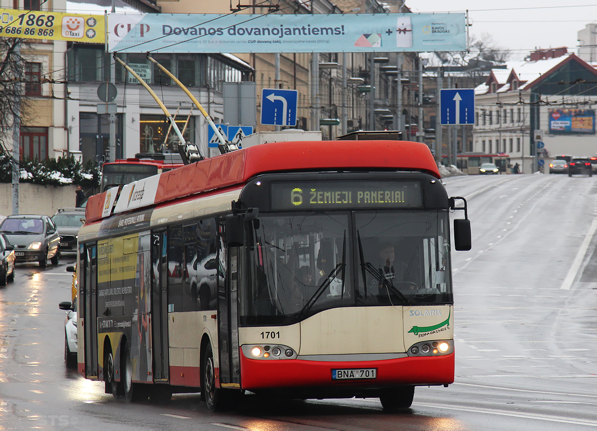 Wilno, Solaris Trollino II 15 AC Nr 1701