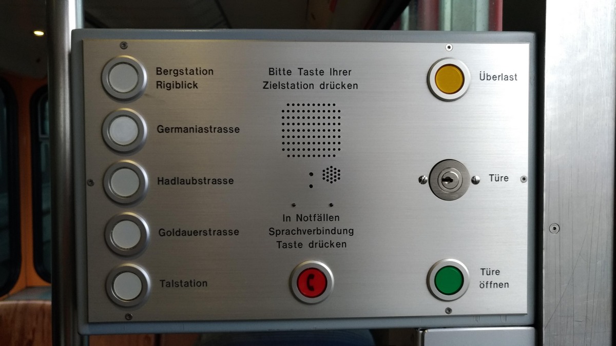 Цюрих, SWS № 1; Цюрих — Seilbahn Rigiblick