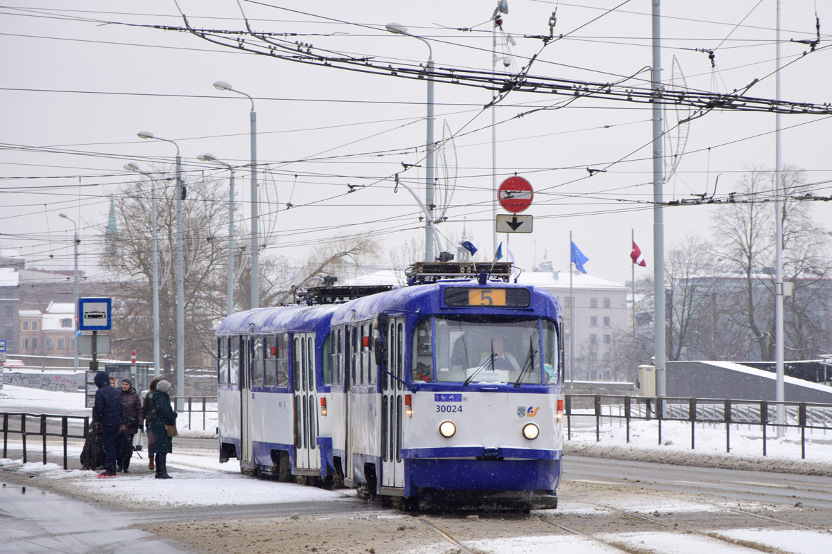 Рига, Tatra T3A № 30024