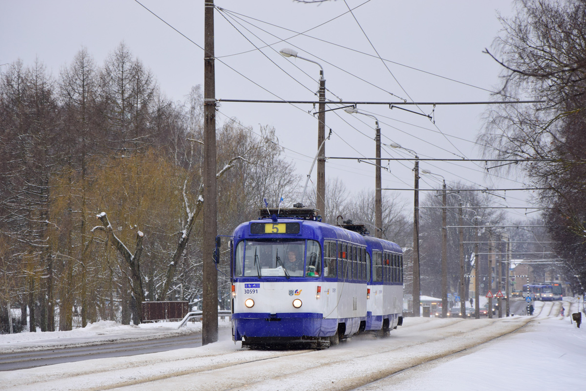 Рига, Tatra T3A № 30591