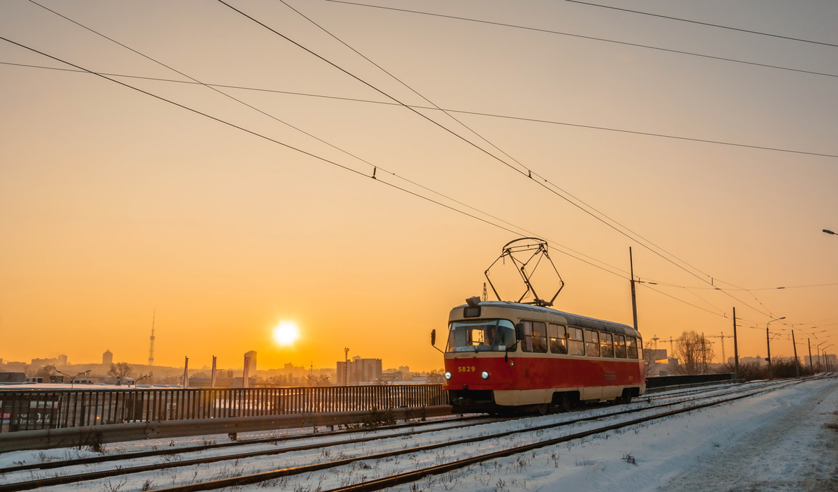 Киев, Tatra T3SU № 5829