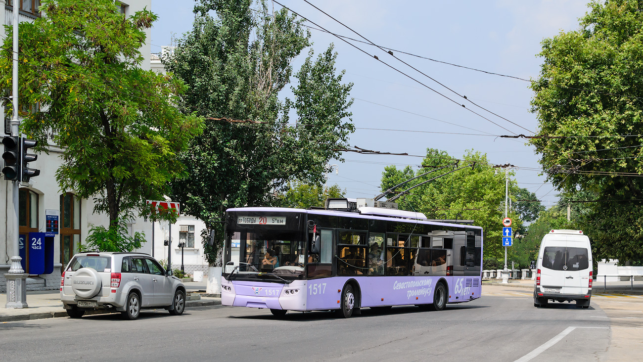 Севастополь, ЛАЗ E183A1 № 1517