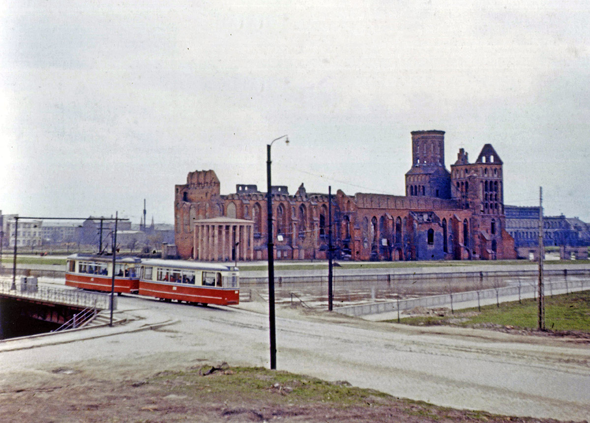 Калининград — Старые фото — Калининградский трамвай