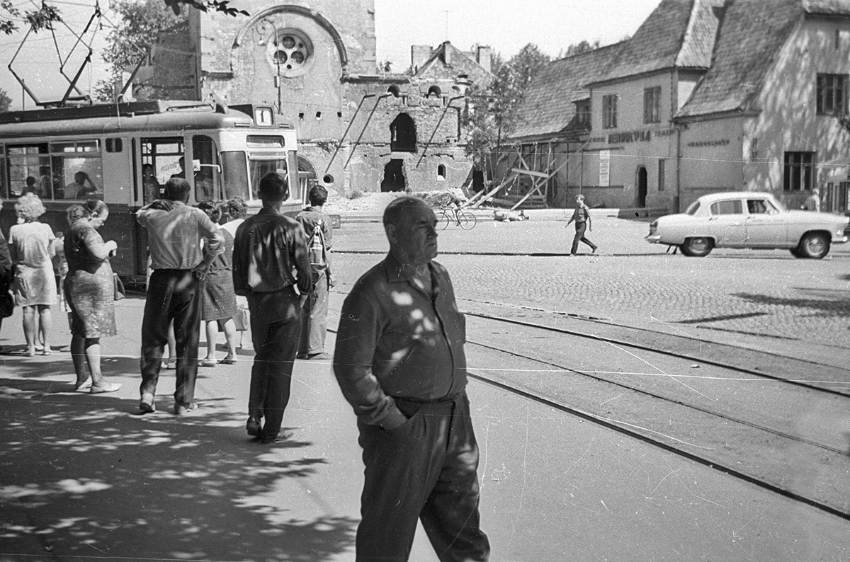 Калининград — Старые фото — Калининградский трамвай