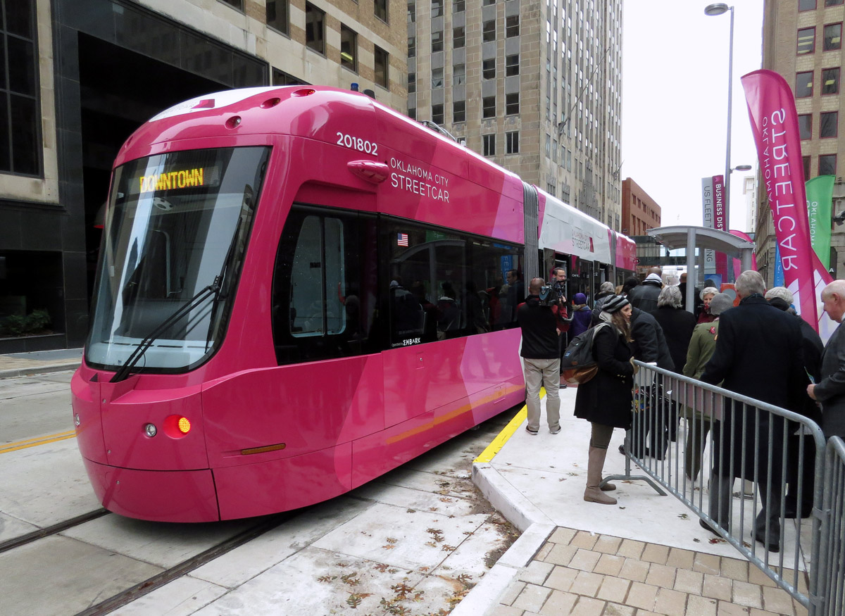 Оклахома-Сити, Brookville Liberty № 201802; Оклахома-Сити — Открытие первой очереди трамвая 14.12.2018