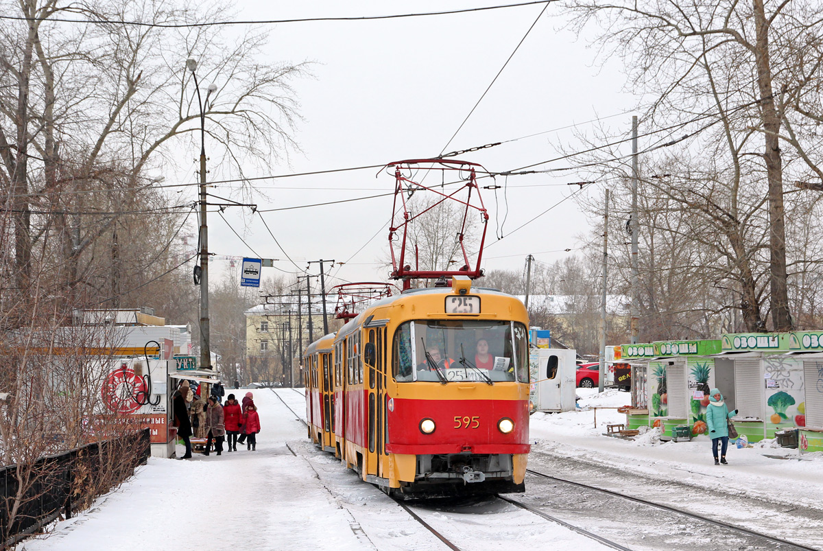 Екатеринбург, Tatra T3SU № 595