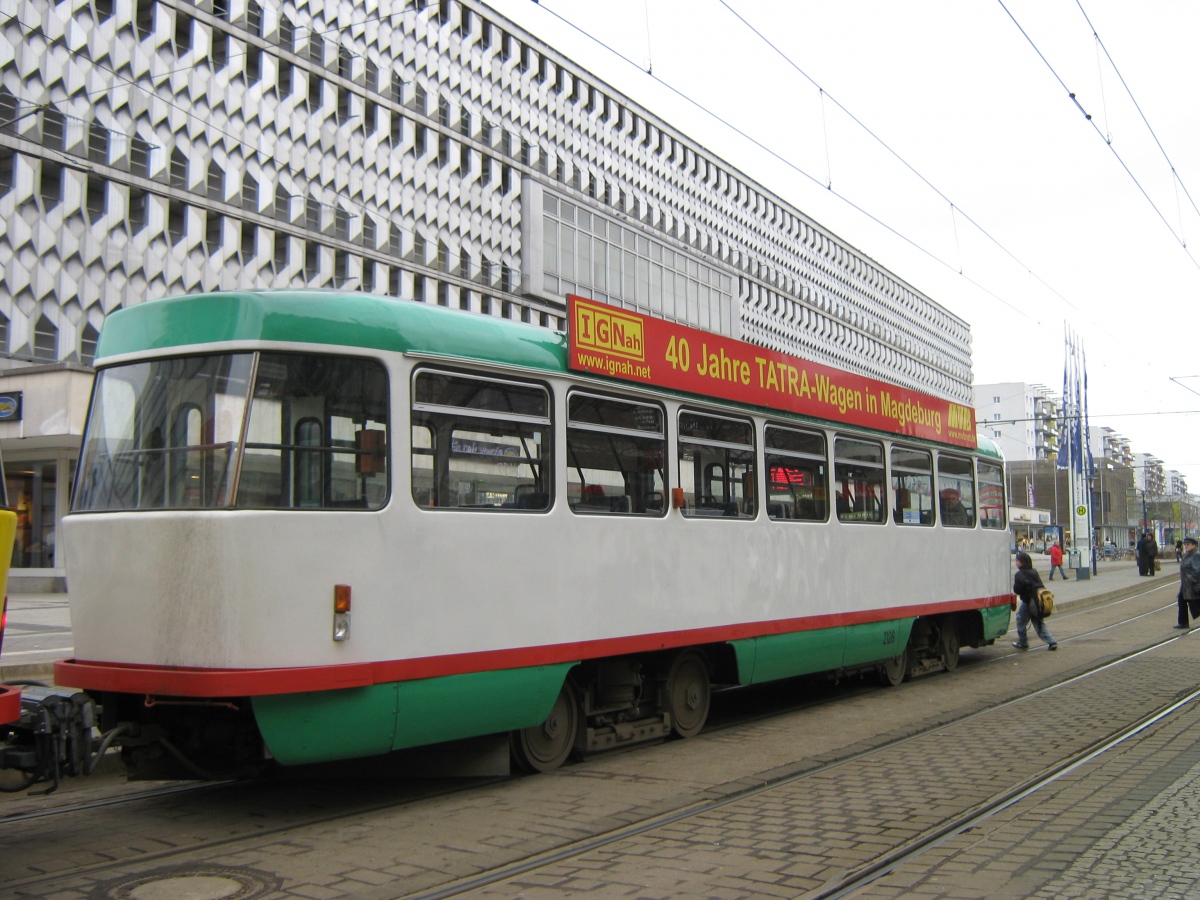 Магдебург, Tatra B4DM № 2128 Магдебург, Tatra B4DM № 2128