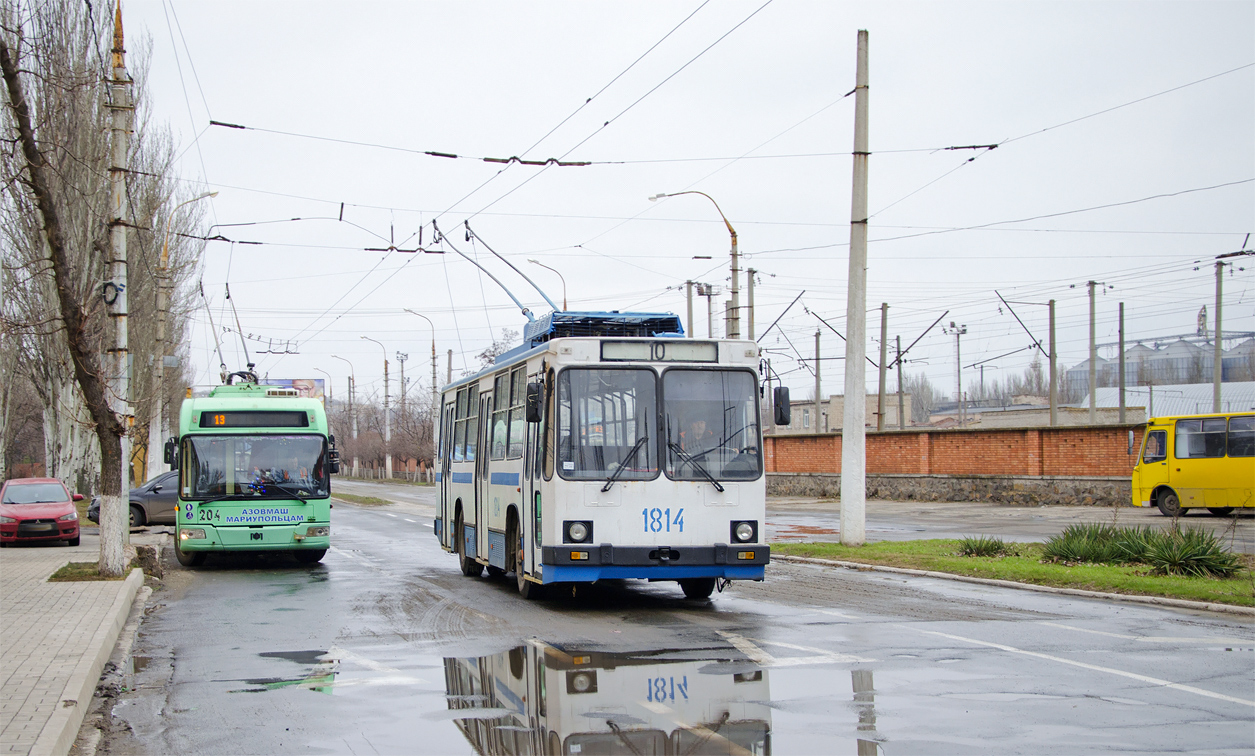 Мариуполь, БКМ 321 № 204; Мариуполь, ЮМЗ Т2 № 1814