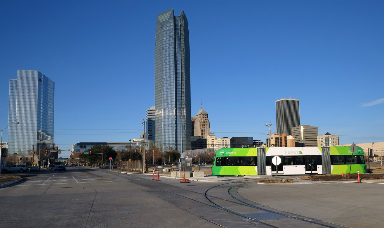 Оклахома-Сити, Brookville Liberty № 201806; Оклахома-Сити — Линии и инфраструктура