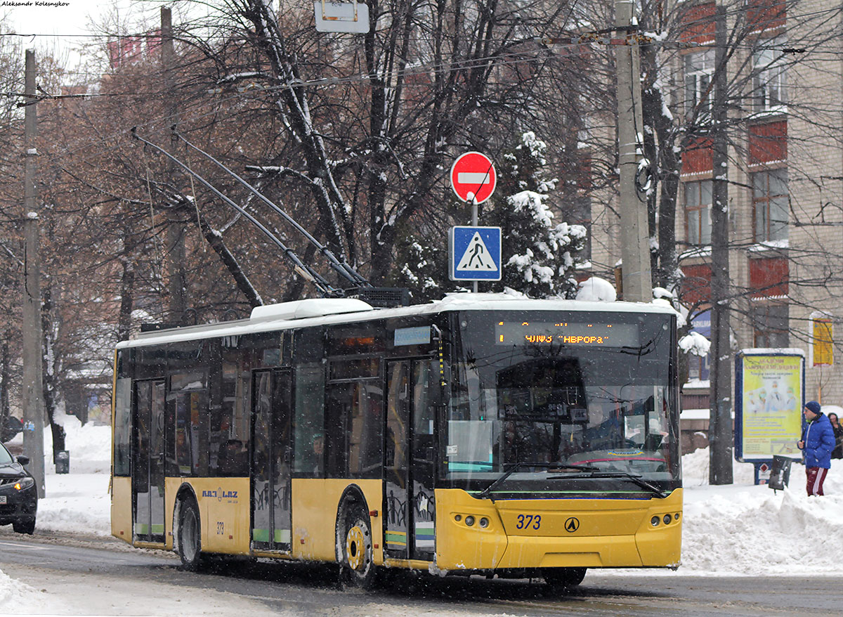 Черкассы, ЛАЗ E183D1 № 373