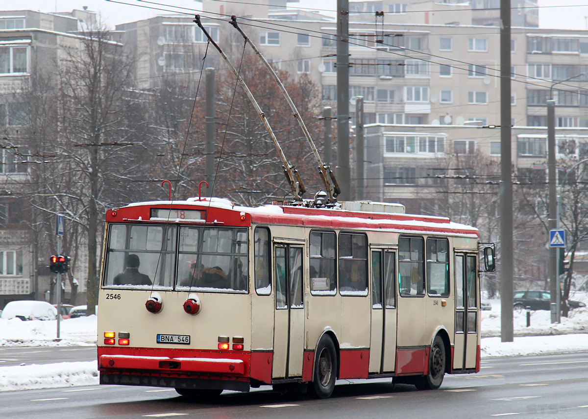 Вильнюс, Škoda 14Tr89/6 № 2546