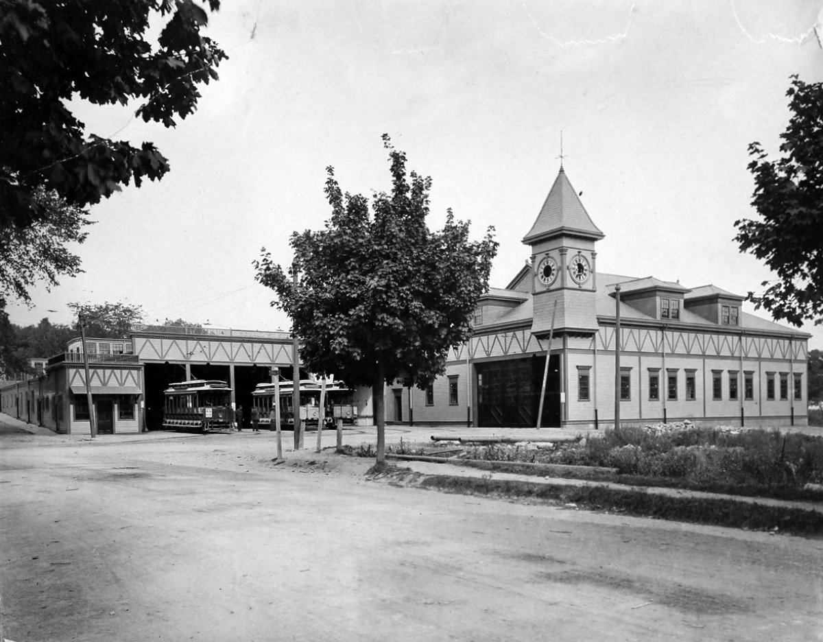 Бостон — Депо; Бостон — Старые фотографии — Трамвай