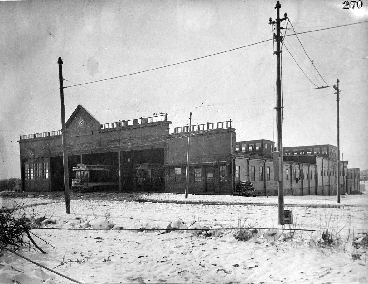 Бостон — Депо; Бостон — Старые фотографии — Трамвай