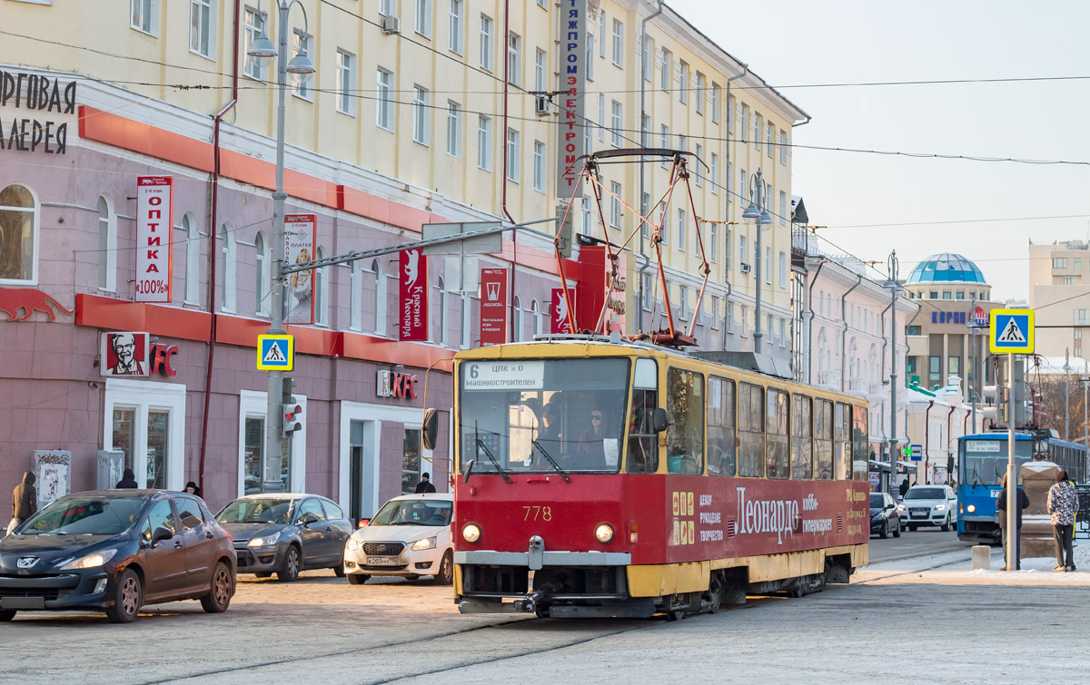 Екатеринбург, Tatra T6B5SU № 778