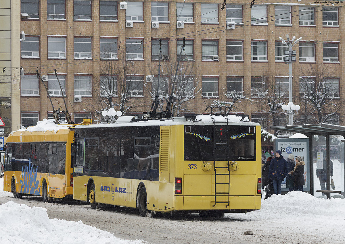 Черкассы, ЛАЗ E183D1 № 373