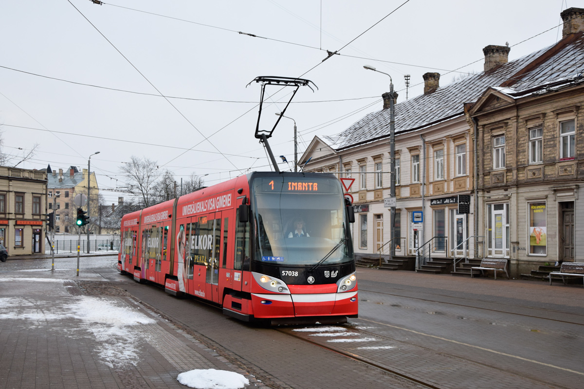 Рыга, Škoda 15T ForCity Alfa Riga № 57038