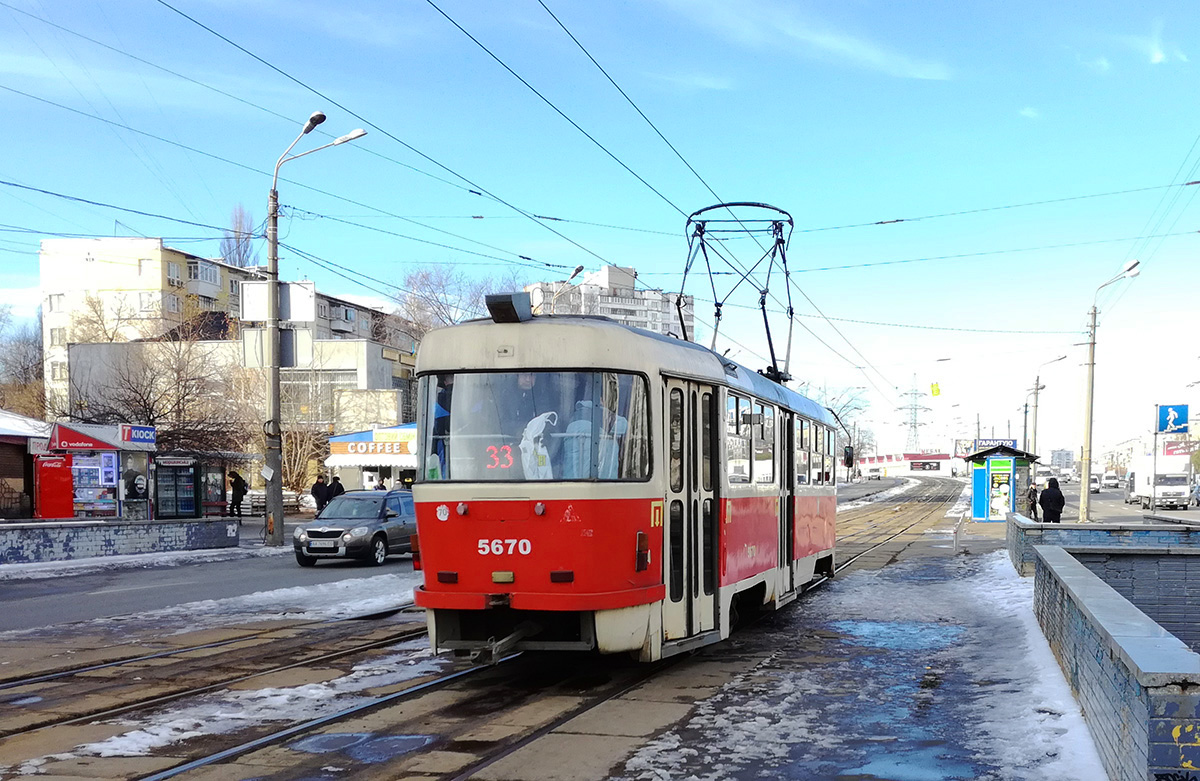 Киев, Tatra T3SUCS № 5670