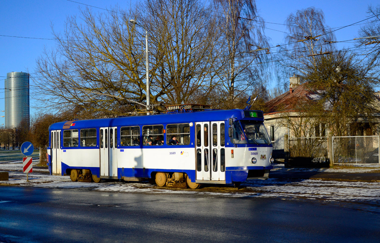 Рига, Tatra T3A № 30689