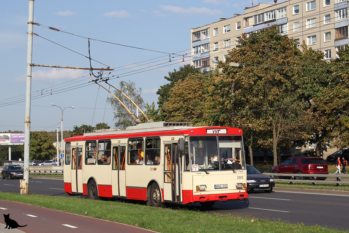 Вильнюс, Škoda 14Tr13/6 № 2593