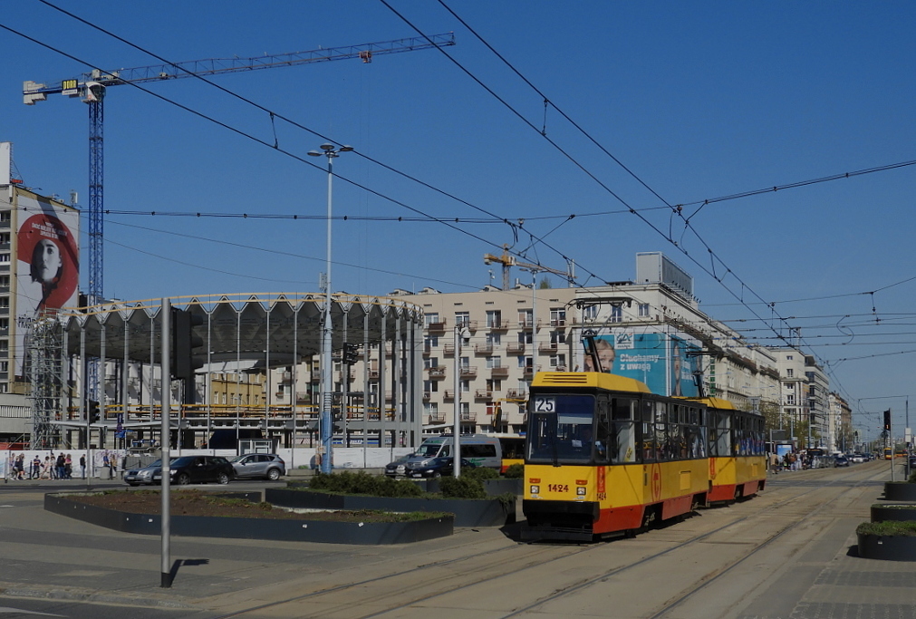 Варшава, Konstal 105Ng № 1424