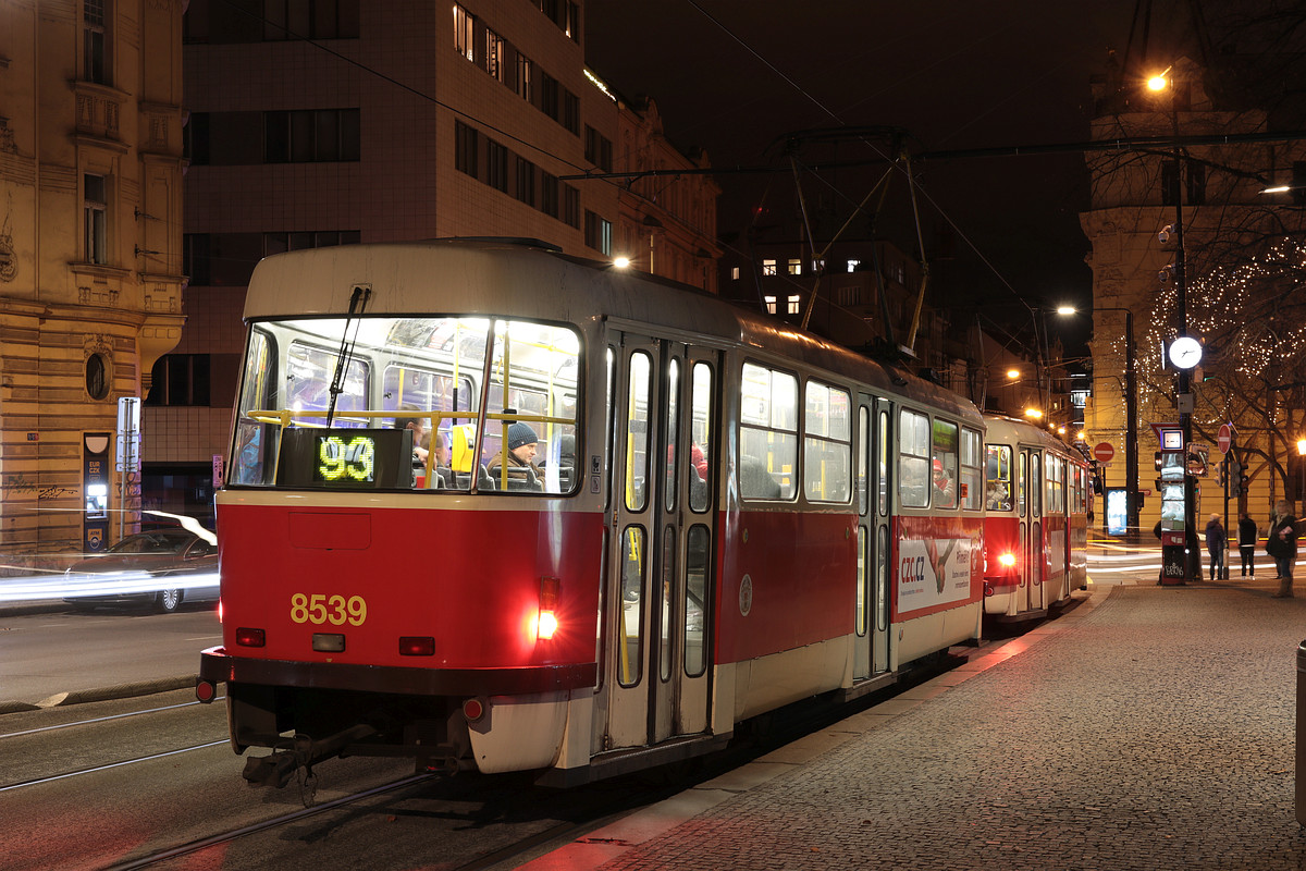 Прага, Tatra T3R.P № 8539