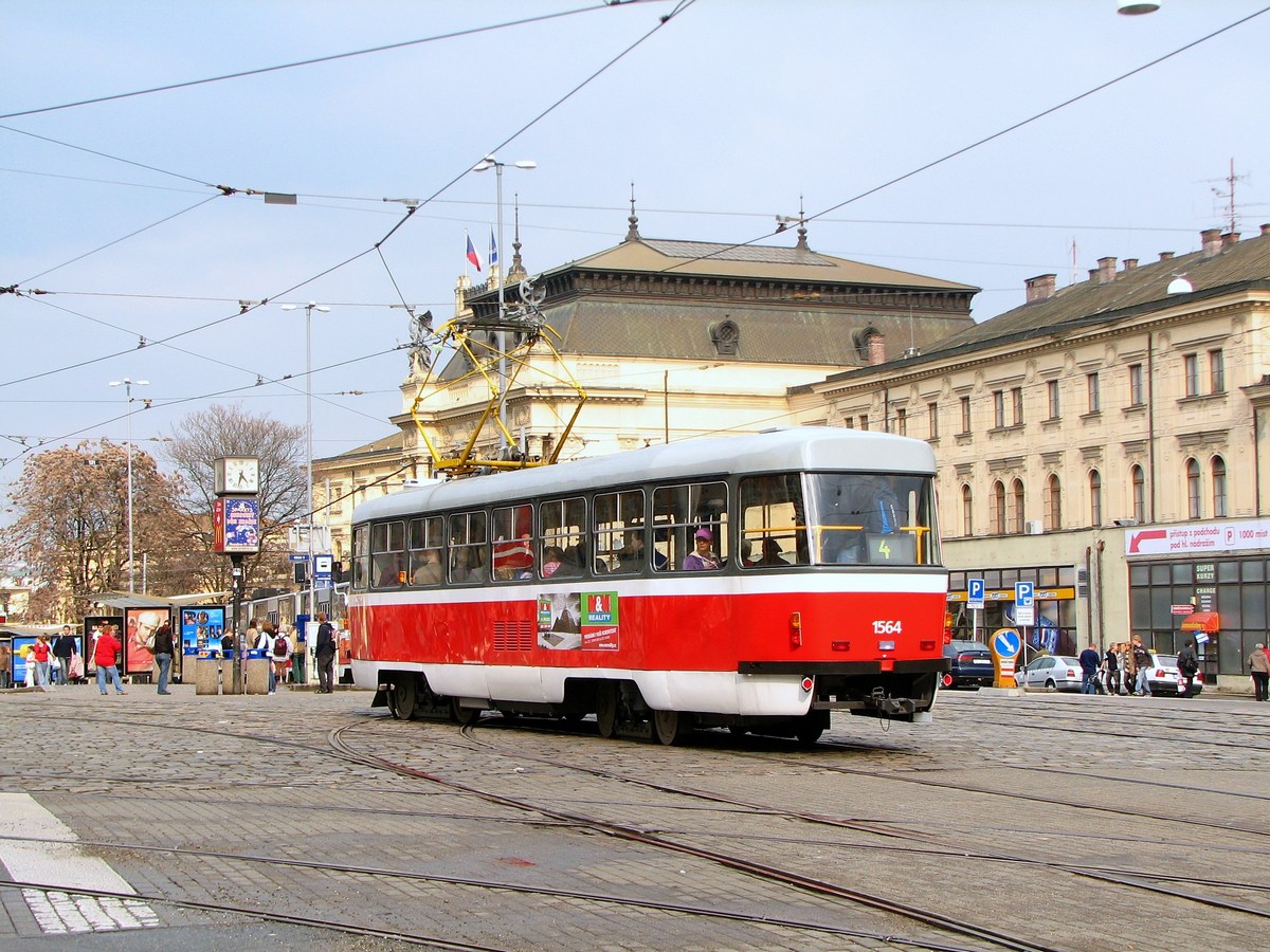 Брно, Tatra T3P № 1564