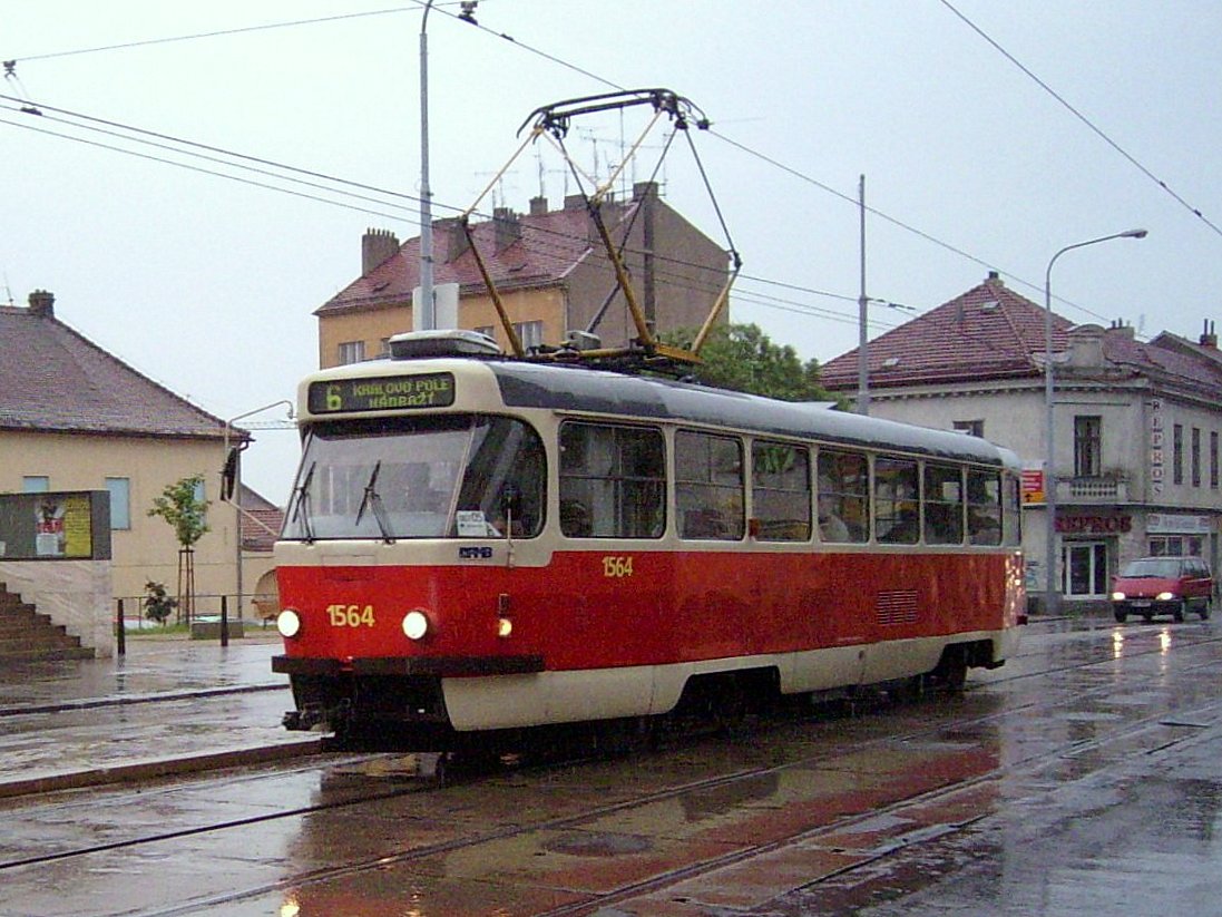 Брно, Tatra T3P № 1564