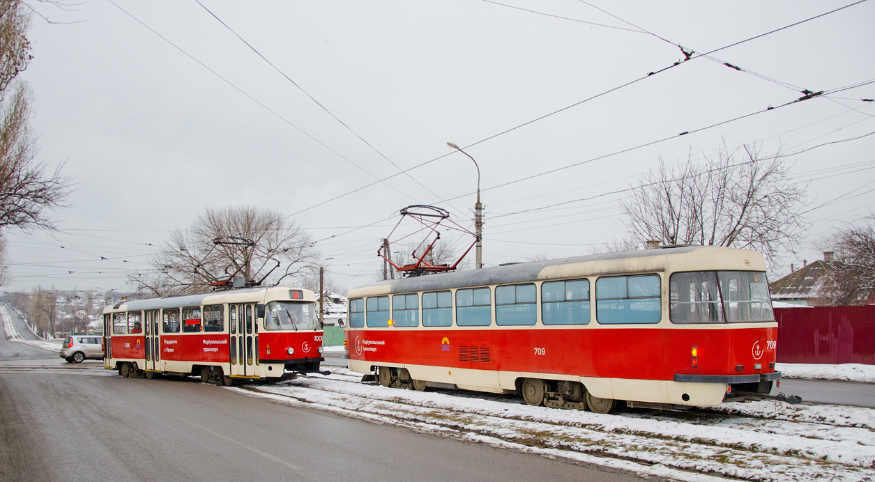 Мариуполь, Tatra T3SUCS № 1006; Мариуполь, Tatra T3SUCS № 709