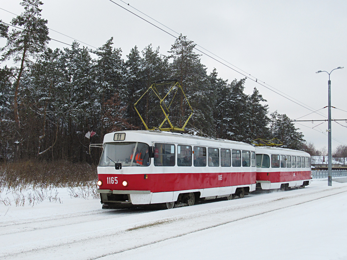 Самара, Tatra T3SU (двухдверная) № 1165