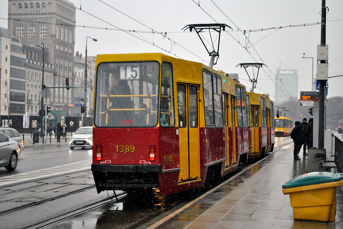 Варшава, Konstal 105Nb/e № 1389