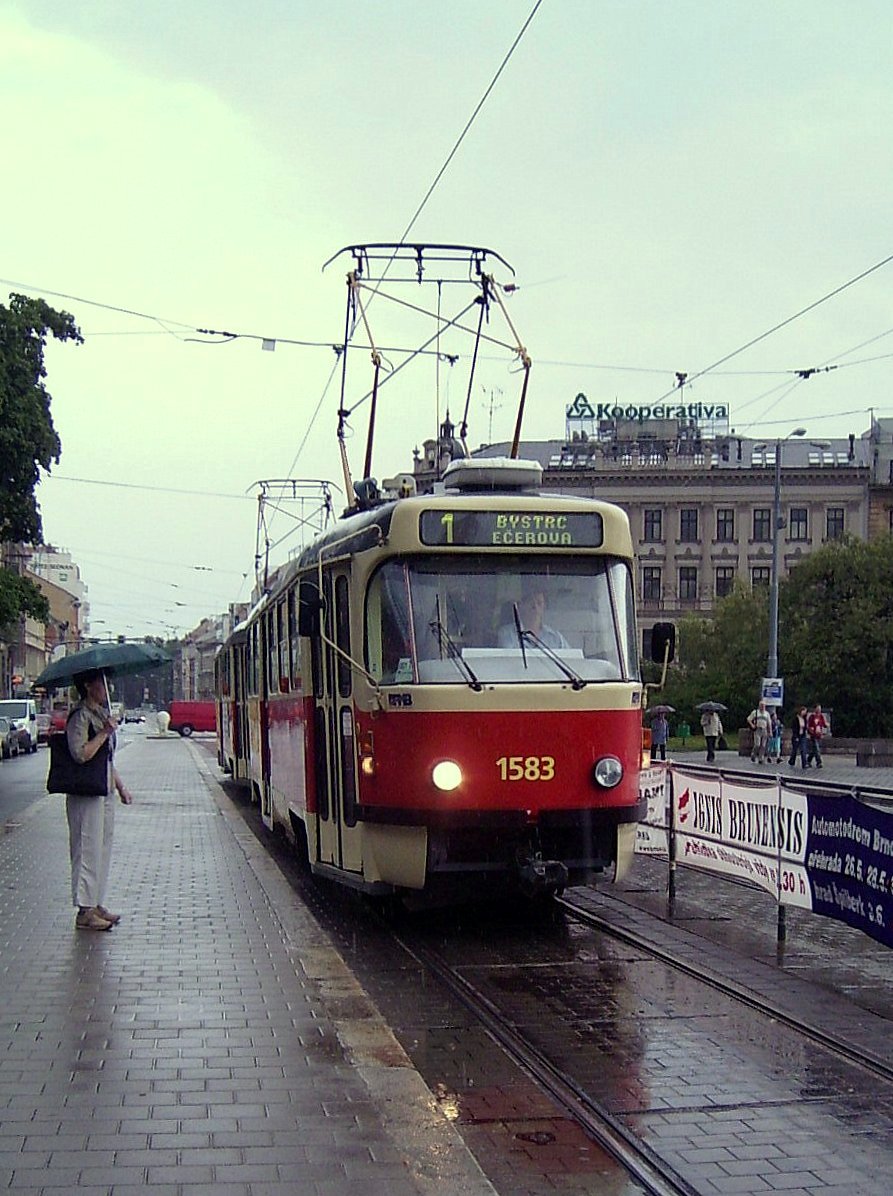 Brno, Tatra T3P № 1583