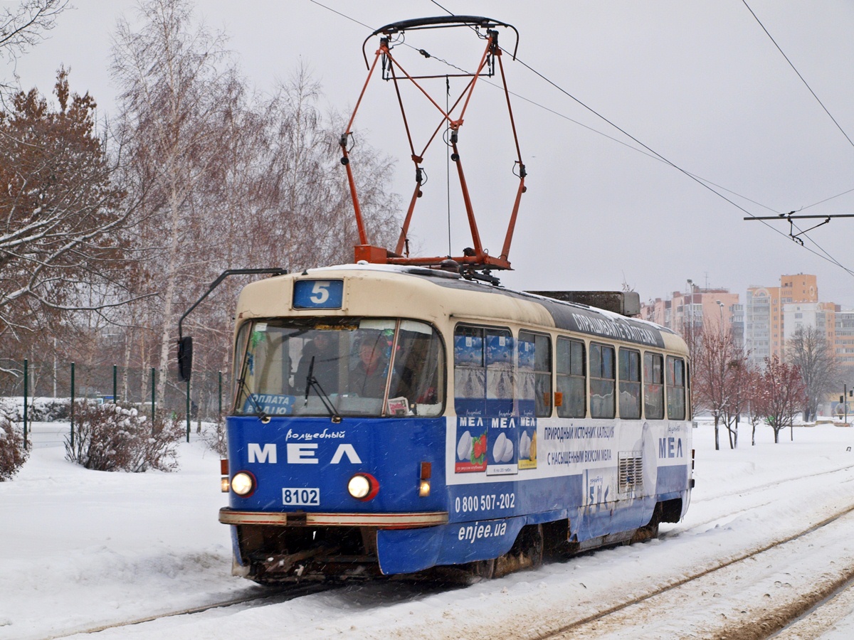 Харьков, Tatra T3M № 8102