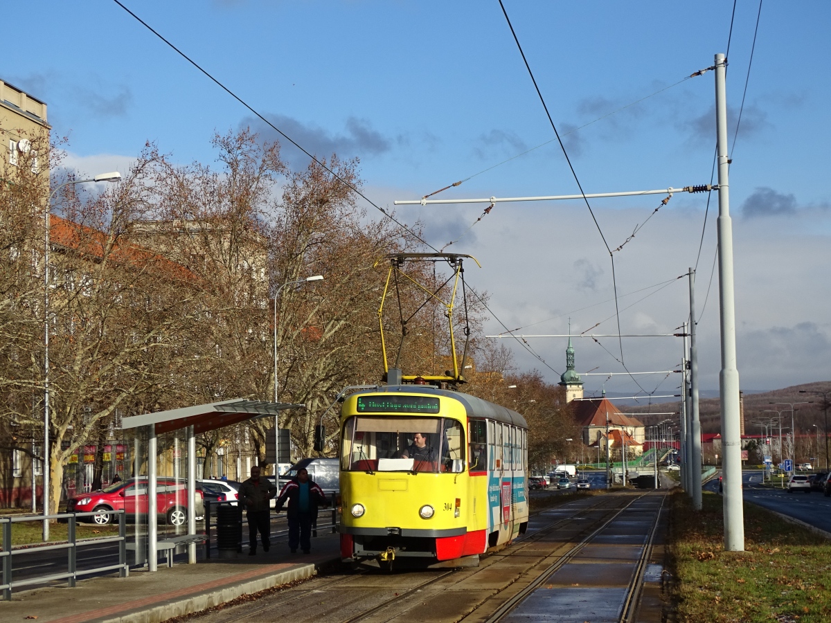 Мост ― Литвинов, Tatra T3M.3 № 304