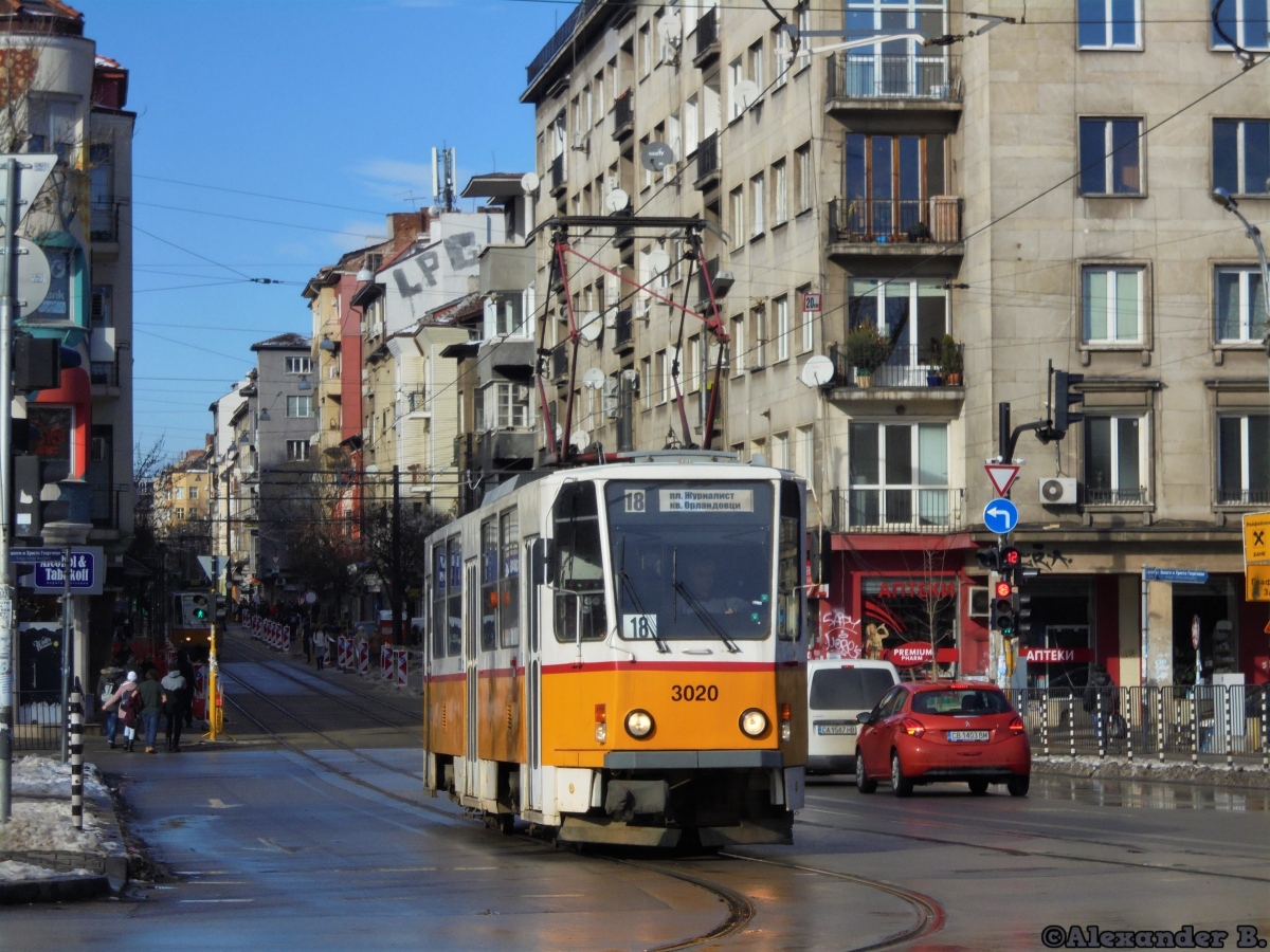 София, Tatra T6A2B № 3020