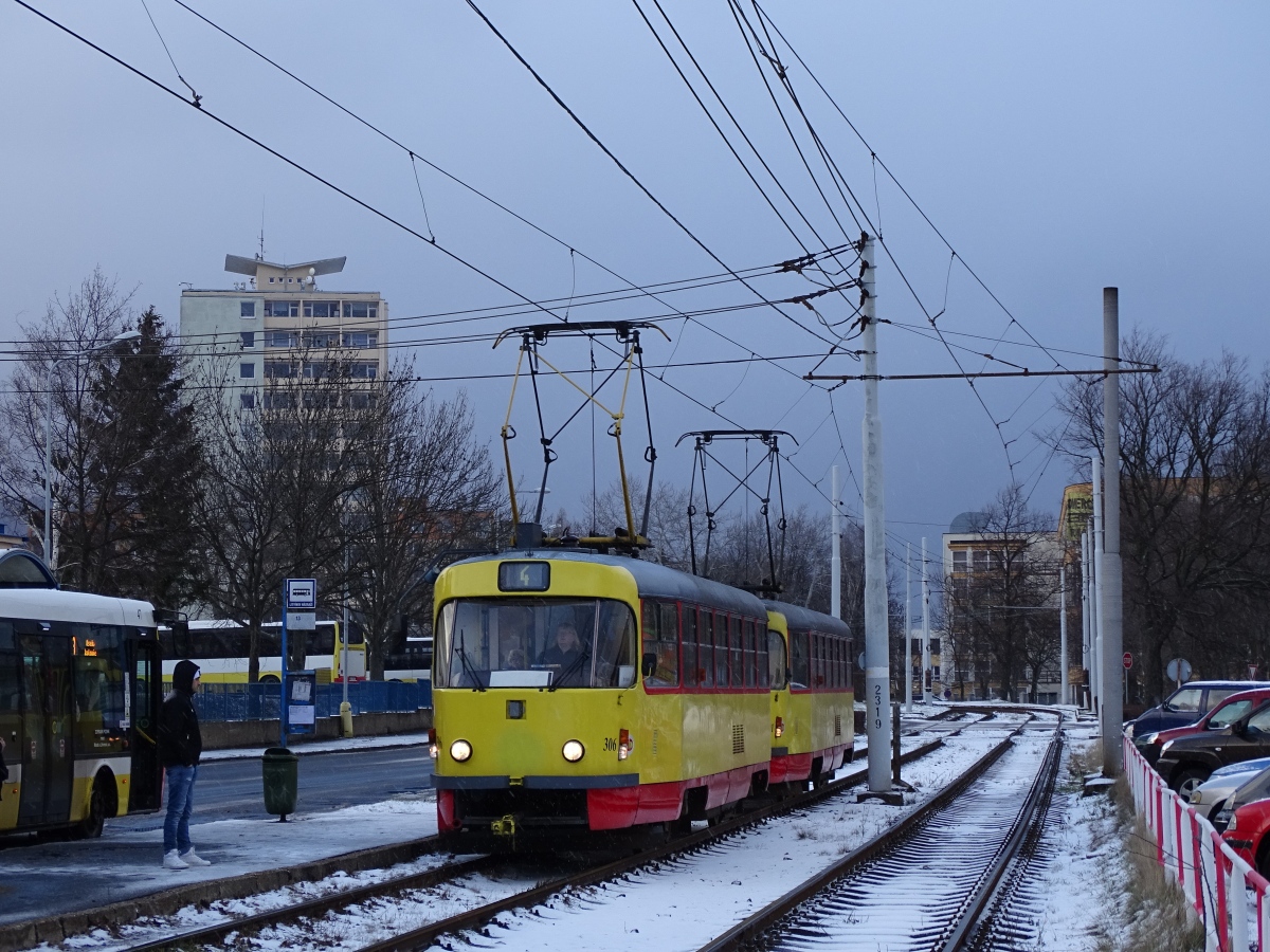 Мост ― Литвинов, Tatra T3M.3 № 306