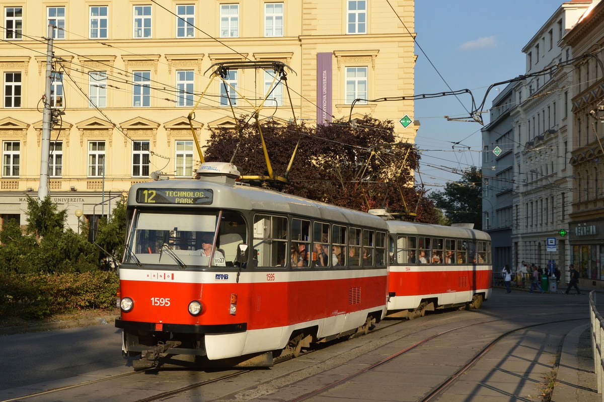 Брно, Tatra T3P № 1595