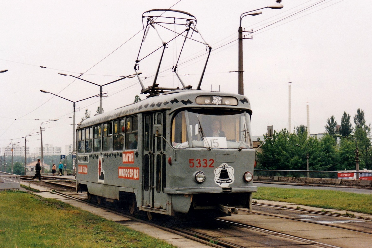Киев, Tatra T3SU (двухдверная) № 5332; Киев — Исторические фотографии Киев, Tatra T3SU (двухдверная) № 5332; Киев — Исторические фотографии