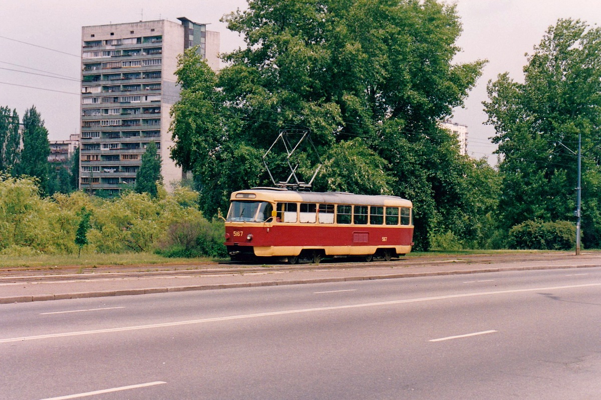 Киев, Tatra T3SU (двухдверная) № 5167; Киев — Исторические фотографии