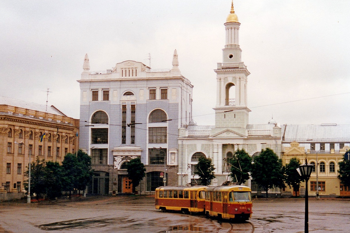 Киев, Tatra T3SU № 5383; Киев, Tatra T3SU (двухдверная) № 5315; Киев — Исторические фотографии