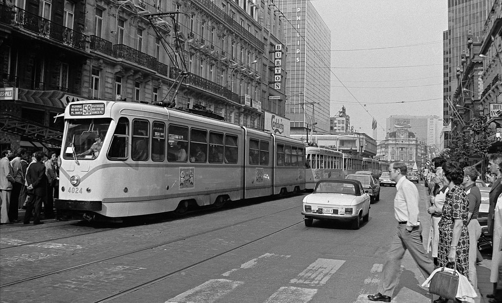 Брюссель, STIB/MIVB series 4000 № 4024; Брюссель — Старые фотографии MIVB / STIB