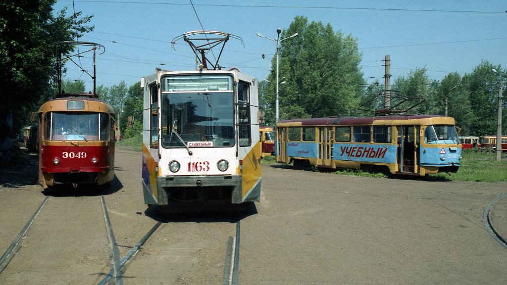 Уфа, Tatra T3SU № 3049; Уфа, 71-608К № 1163