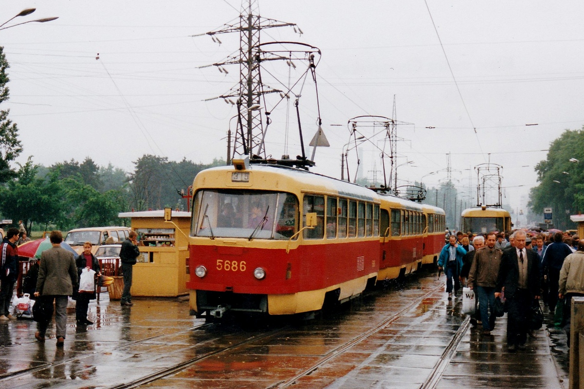 Киев, Tatra T3SU № 5686; Киев — Исторические фотографии Киев, Tatra T3SU № 5686; Киев — Исторические фотографии
