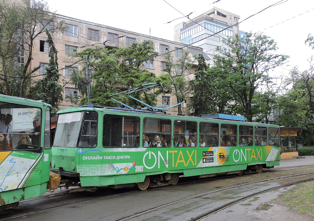 Dnipro, Tatra-Yug T6B5 № 3002